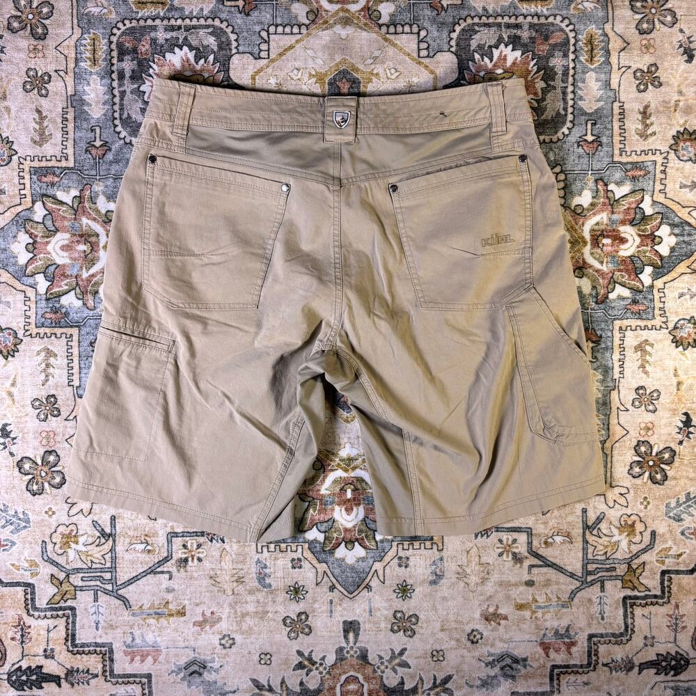 Kuhl Men’s Shorts Cargo Outdoor Hiking Khaki Tactical Carpenter Size 36 Hiking